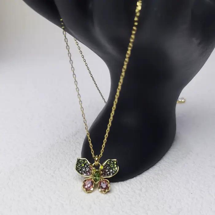 Collier de haute bijoux Original en cristal éblouissant, marque de luxe fascinante pour femmes, meil