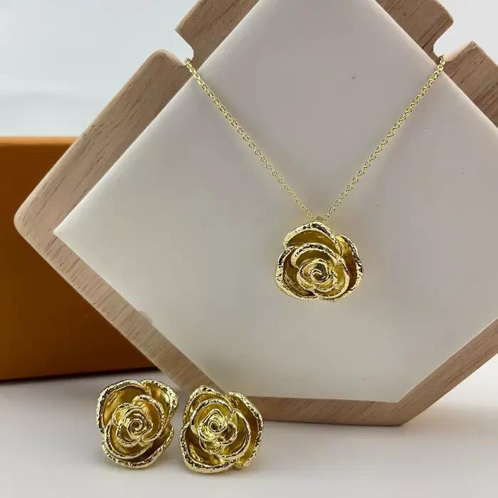 Bijoux classiques à la mode pour femmes, boucles d'oreilles, ensembles romantiques pour fête de mari