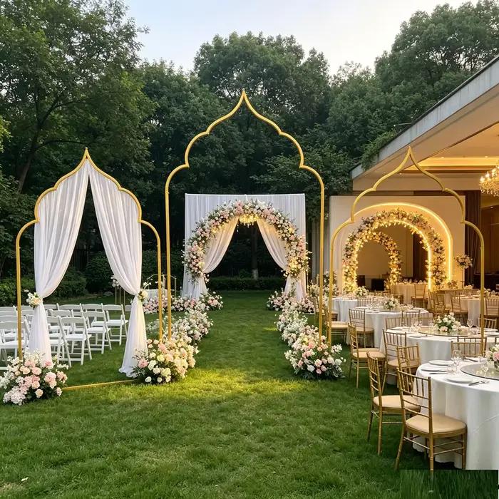 Décor de bienvenue immersif pour mariage