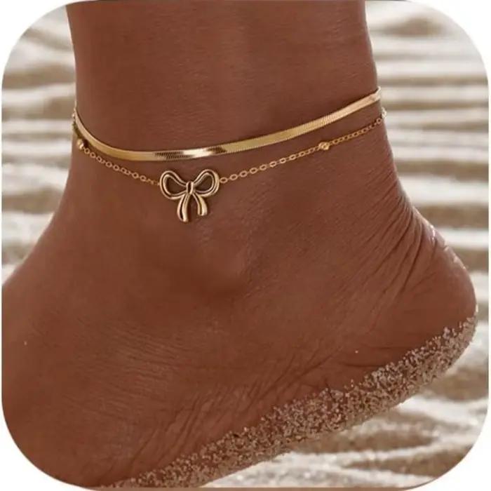Bracelets de cheville en or pour femmes