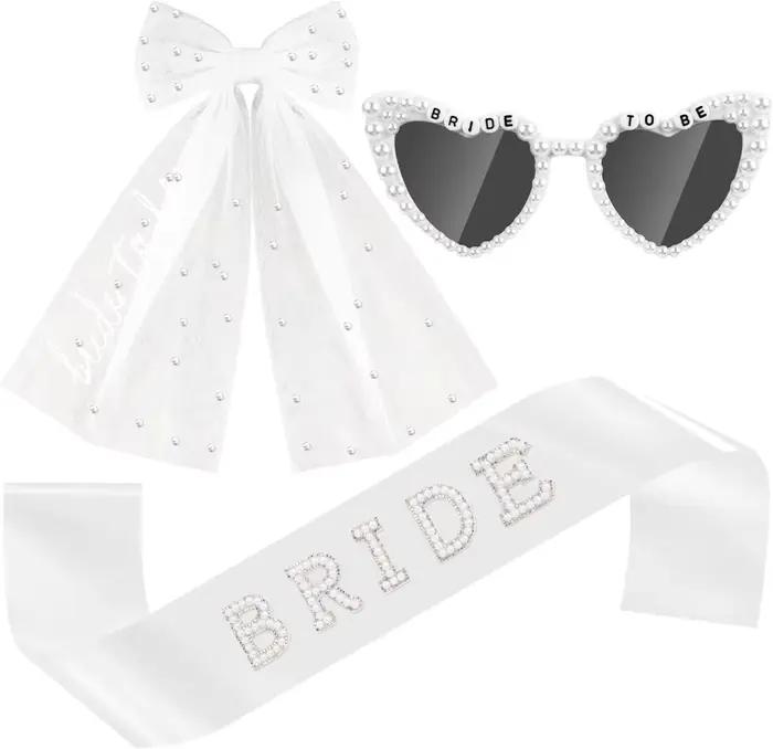 Ensemble d'accessoires pour future mariée comprenant un voile