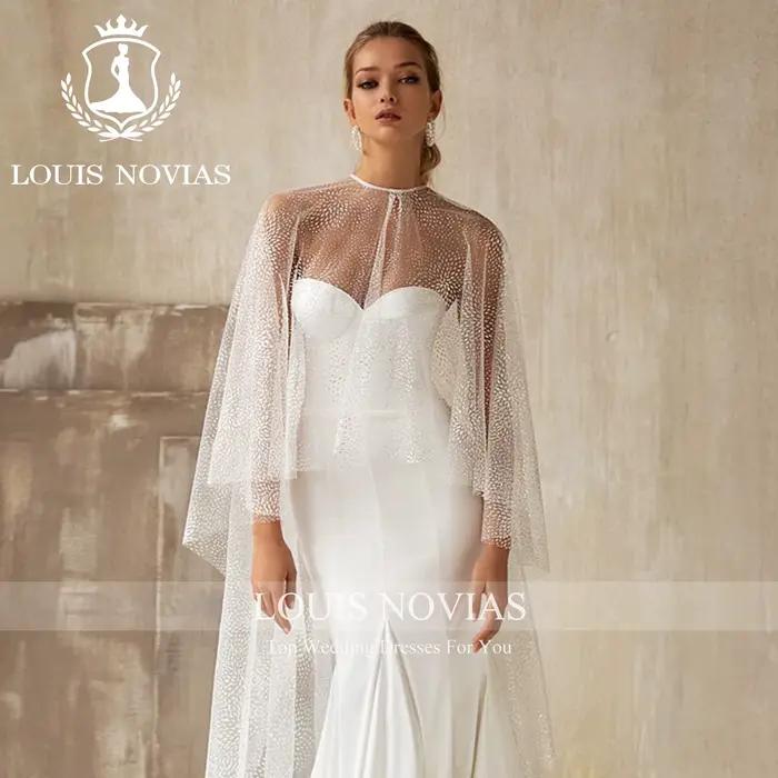Modiis-Robe de mariée sirène sans bretelles avec veste