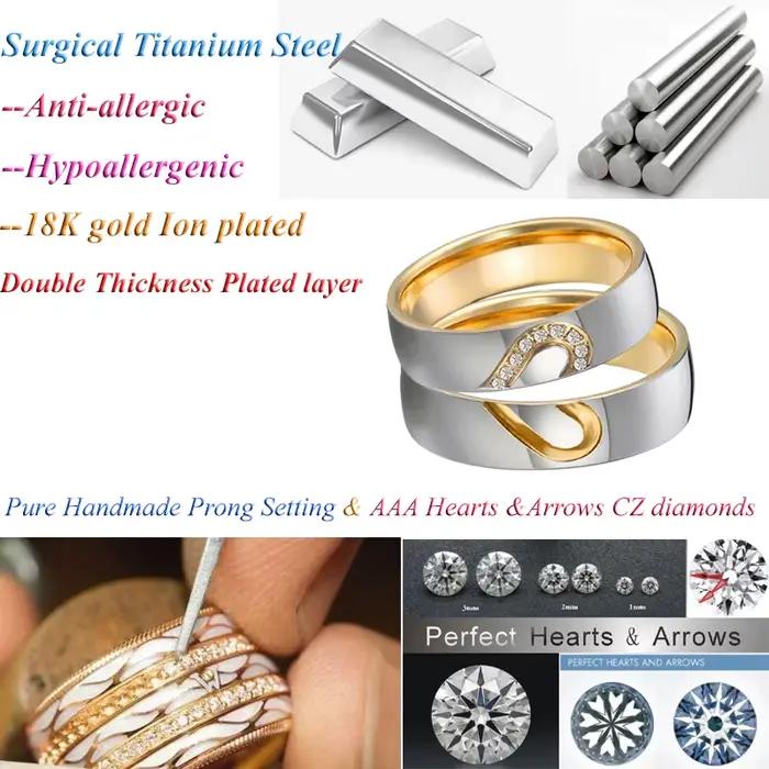 Bijoux hypoallergéniques martelés dorés plaqués or 18 carats