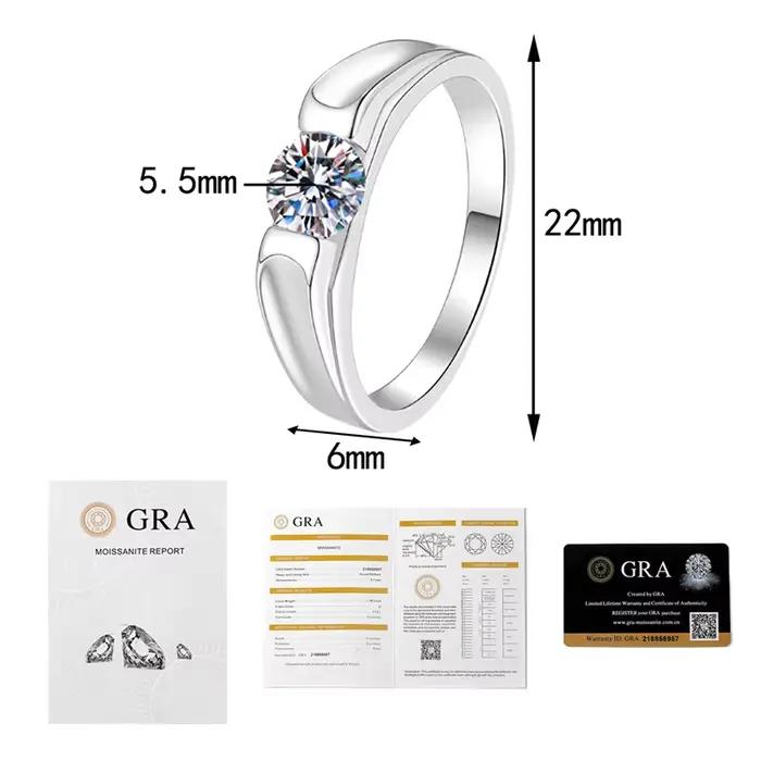 Bague Morganite 0, 5 ct pour homme et femme