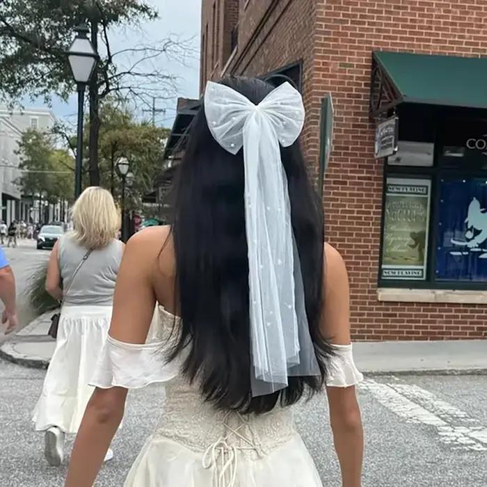 Voile de mariée en perles