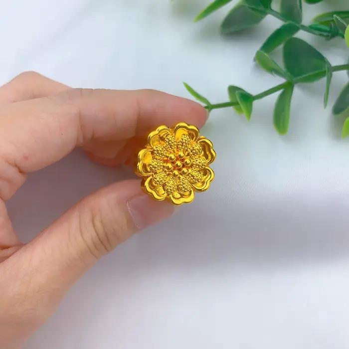 Ensemble de bijoux africains de luxe pour femmes style éthiopien et Dubaï or 24 carats colliers longs bijoux pour mariage et fêtes occasions spéciales