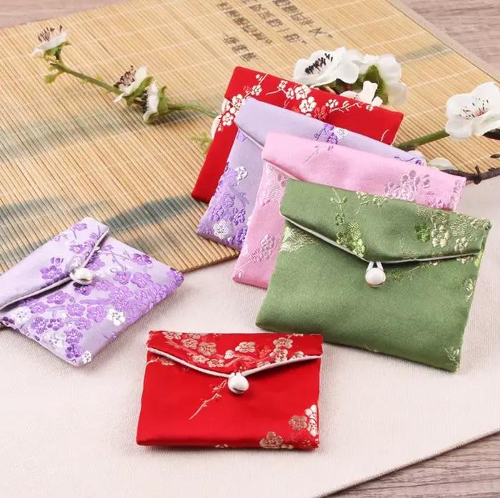 Sac d'Emballage de Bijoux en Brocart