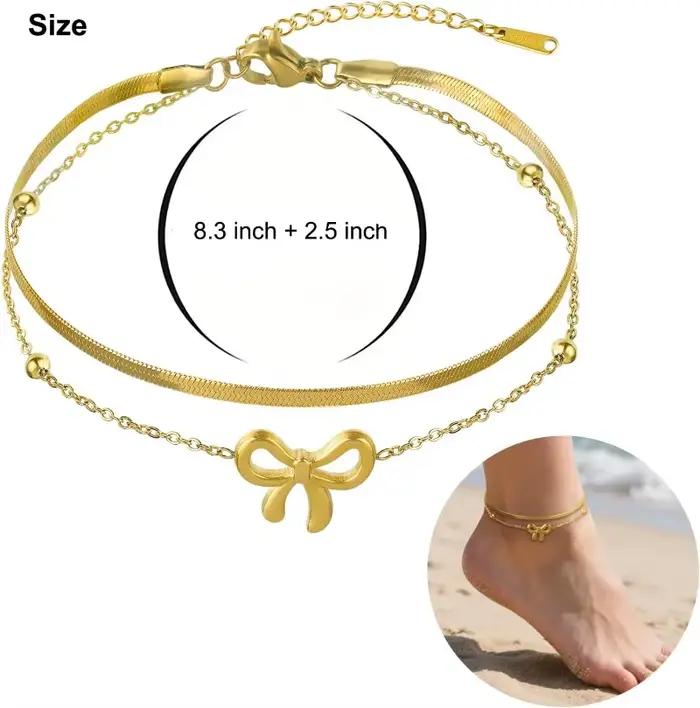 Bracelets de cheville en or pour femmes