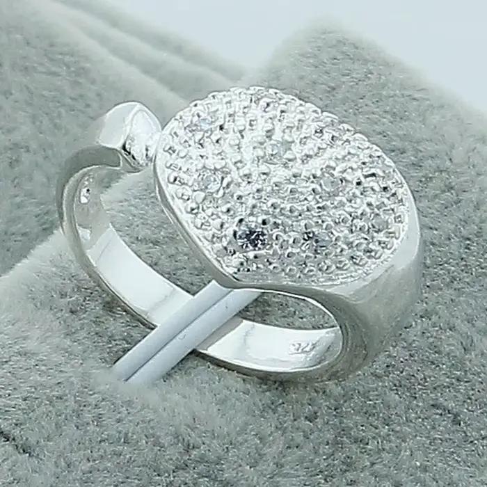 Bague de mariage en argent Sterling 925, en forme de cœur, pour hommes et femmes, bijoux à la mode, accessoires de fiançailles romantiques et gracieux