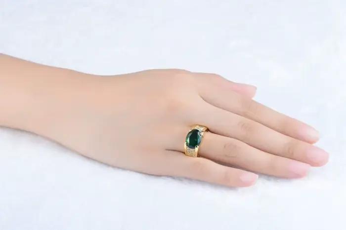 Bague en or 10 carats sertie de zirconium bleu croix pour hommes occasions spéciales fiançailles mariage anniversaire
