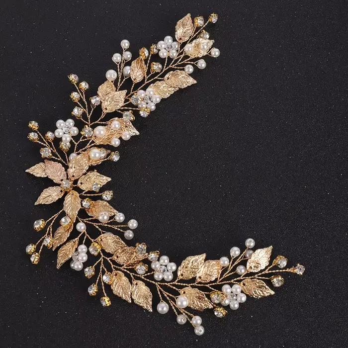 Bandeau de mariée en strass