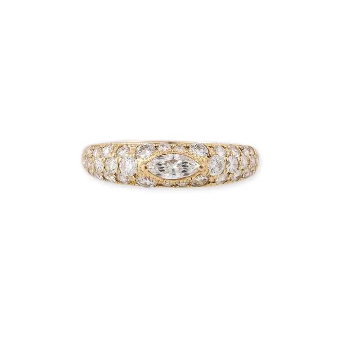 DPLAOPA femmes 925 en argent Sterling MarquIse rond Zircon CZ bague 2025 Fine à la mode de luxe mariage fiançailles bijoux cadeau