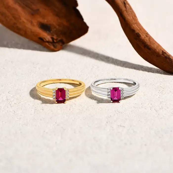 ATTAGEMS – bagues en rubis pour femmes