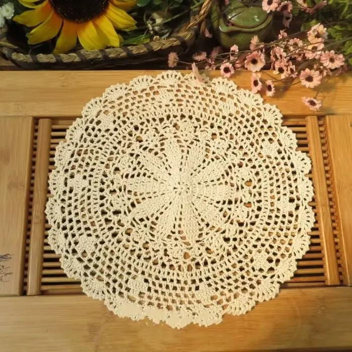 Nouveaux napperons vintage au crochet