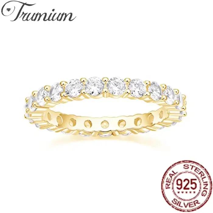 Trumium – bague de mariage en argent 925