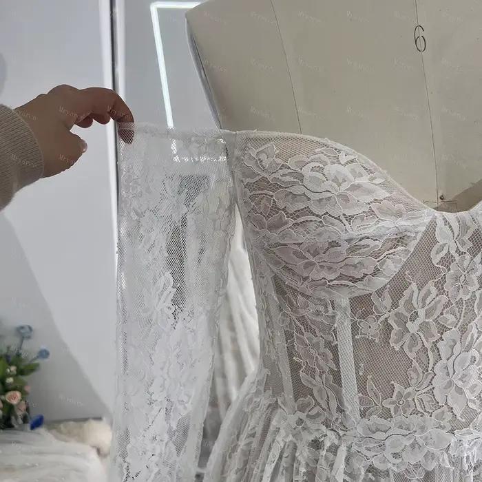 Zelyarce-Robe de mariée classique en dentelle