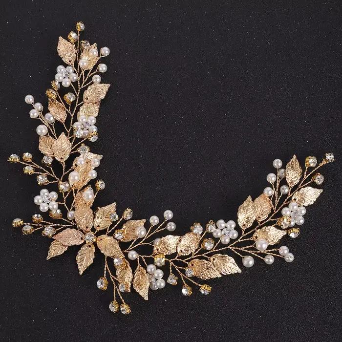 Bandeau de mariée en strass