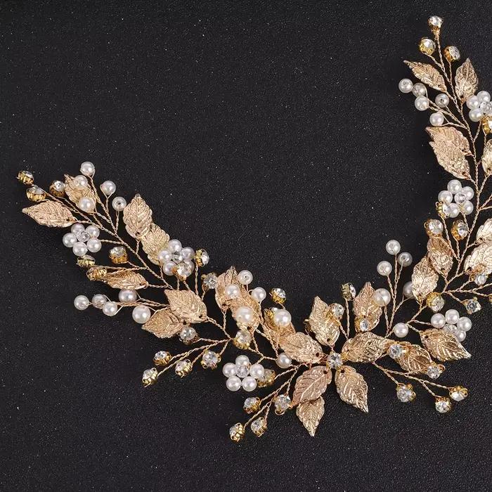 Bandeau de mariée en strass