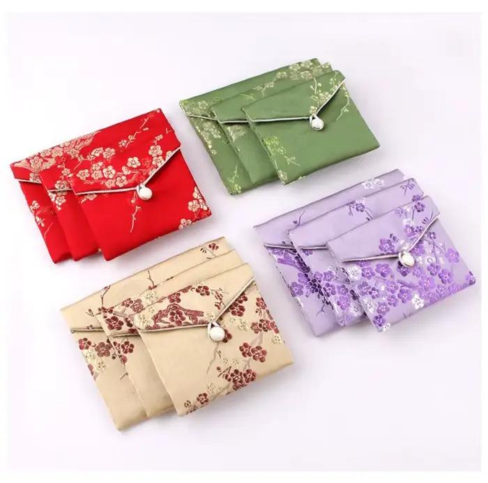 Sac d'Emballage de Bijoux en Brocart