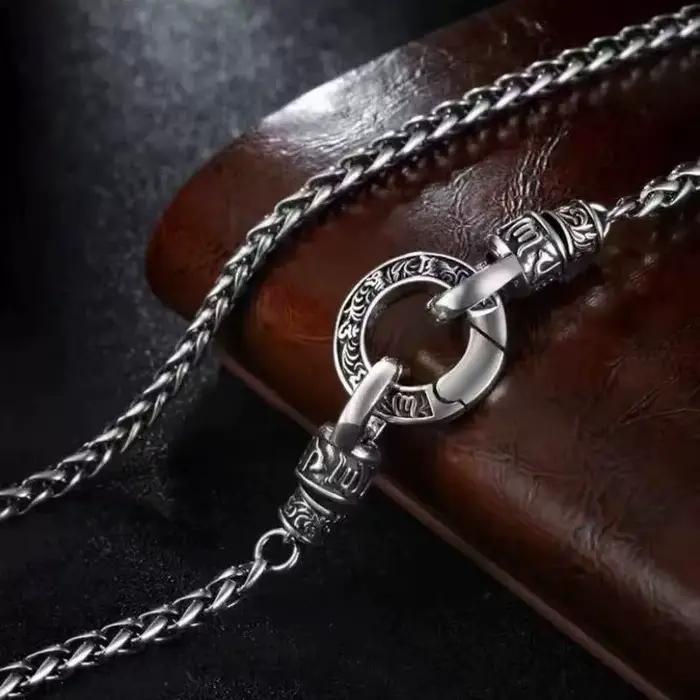 Nouveau collier en argent Sterling 925, chaîne tissée pour hommes et femmes, chaîne de clavicule à l