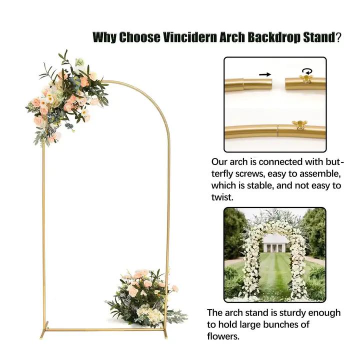Support de toile de fond d'arche de mariage pour les fêtes, support d'arc de ballon, arcs de mariage