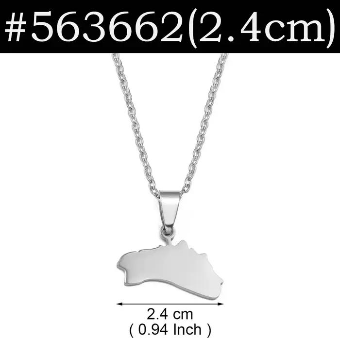 Collier avec pendentif carte des îles Minorque, La Graciosa et Formentera (Espagne) pour femme, bijo