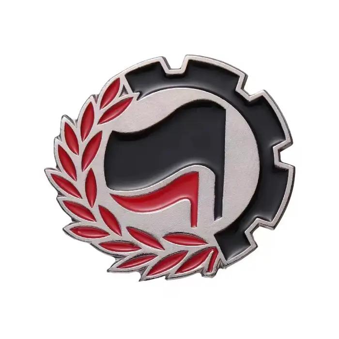 Broche en émail avec Logo de drapeau d'action Antifa, drapeau Anti-Racisme pour décoration, Alliance
