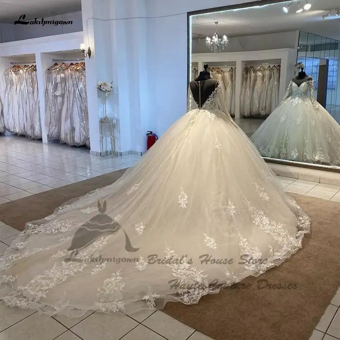 Lakshmigown princesse Robe De bal robes De mariée à manches longues 2025