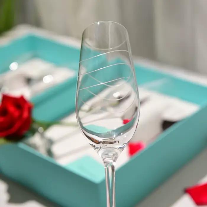 Tasse à Champagne à tasse, cadeau de mariage, cadeau de fiançailles, cadeau d'anniversaire, tasse à vin rouge, coffret cadeau, verre à Cocktail, verre à Cocktail