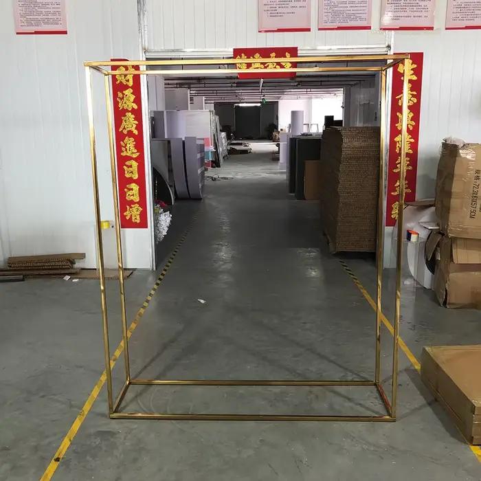 Newest design Wedding decoration Exquisite MERI Wedding Metal Backdrop