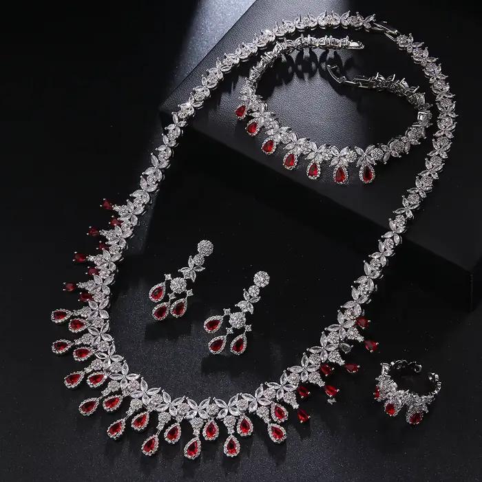SUGO – ensemble de bijoux de luxe en Zircon