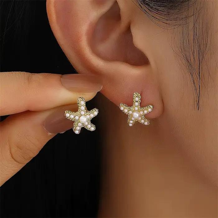 Boucles doreilles vintage en alliage de zinc pour femmes accessoires tendance bijoux personnalisables pour usage quotidien cadeau créatif pour diverses occasions