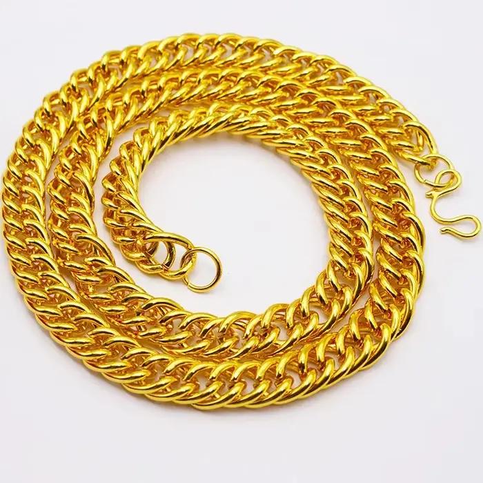 Collier pour hommes en or massif 24K AU999