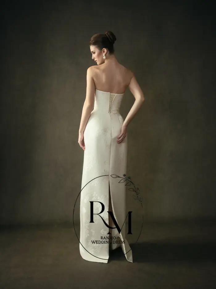 Robes de mariée jacquard sirène Ranmo Modern 2026 avec veste