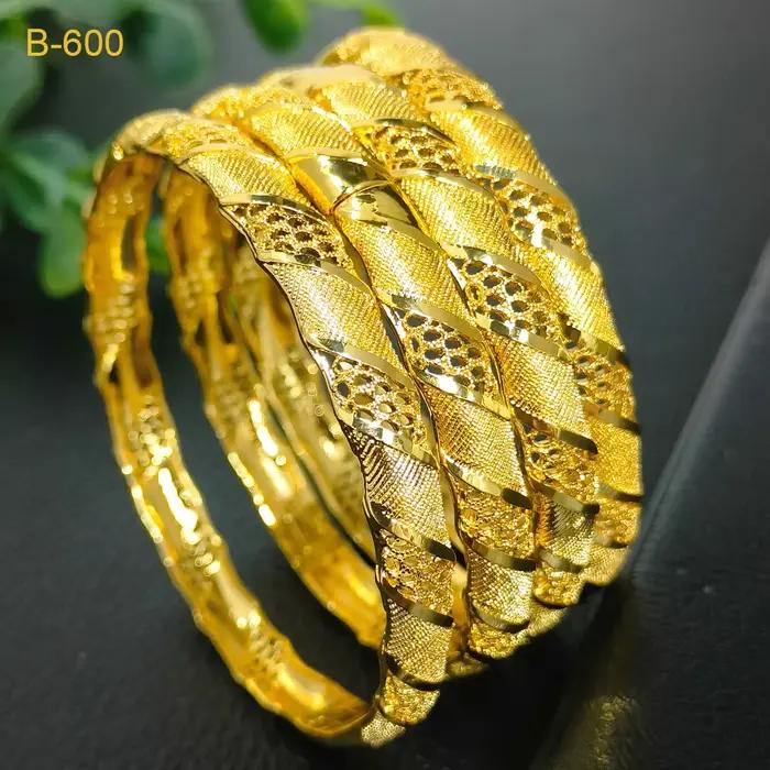 Bracelets de Dubaï 24K pour femmes, éthiopien, africain, mode, document en or, mariée saoudienne, bracelet de mariage, bijoux à la main, cadeaux