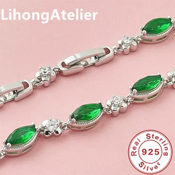 Bracelet en argent sterling 925 pour femmes, goutte d'eau, bijoux de fête d'engagement, cadeau romantique pour occasions spéciales