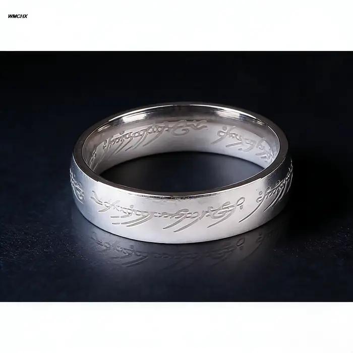 Bagues de mariage exquises en acier inoxydable 6MM gravées au laser pour couples