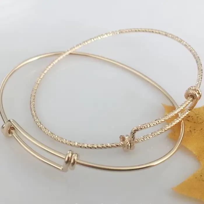 Bracelet ajustable en or 14K pour femmes style boho chic breloques vintage cadeau de demoiselle d honneur mariage cérémonies anniversaires