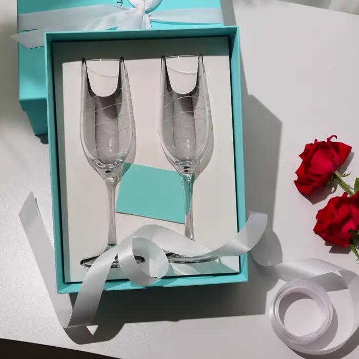 Tasse à Champagne à tasse, cadeau de mariage, cadeau de fiançailles, cadeau d'anniversaire, tasse à vin rouge, coffret cadeau, verre à Cocktail, verre à Cocktail
