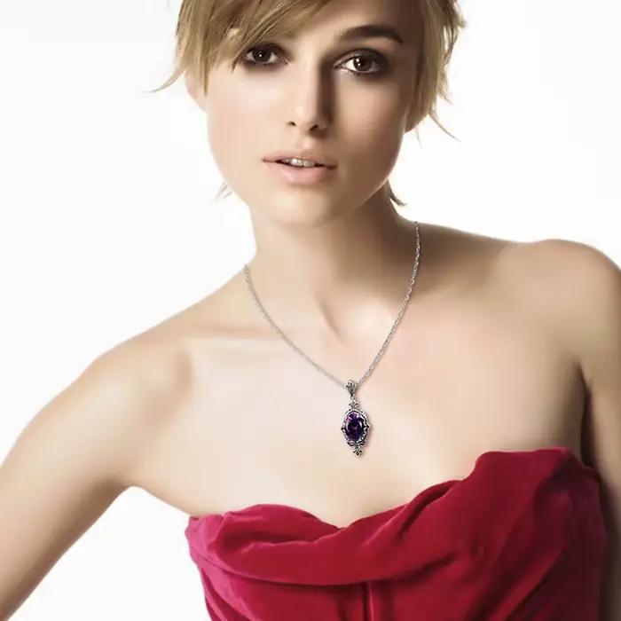 Szjinao – collier pendentif classique pour femmes