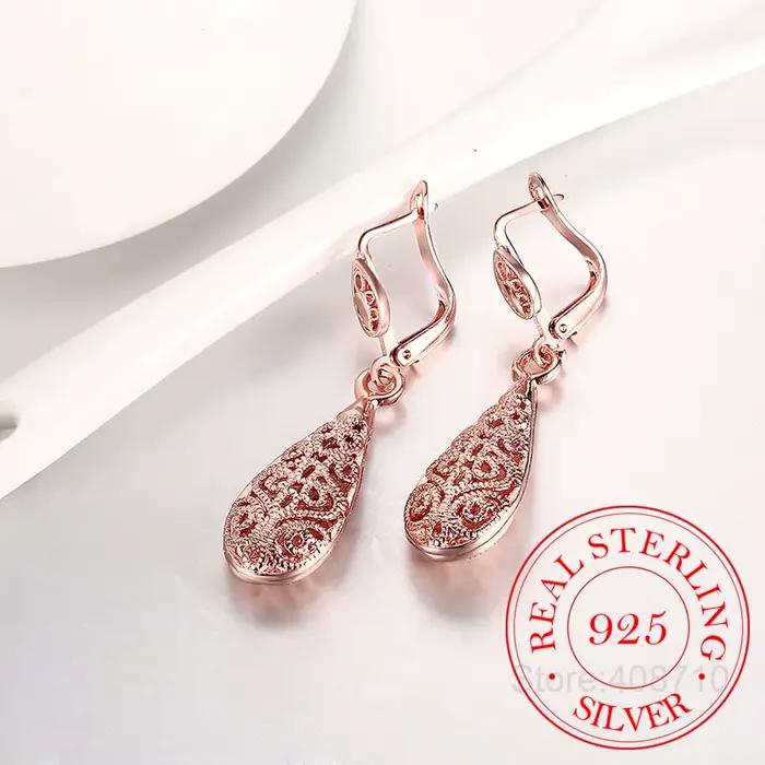 Boucles d'oreilles goutte d'eau pour femmes