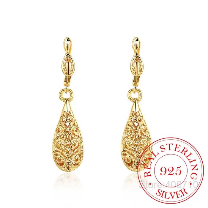 Boucles d'oreilles goutte d'eau pour femmes