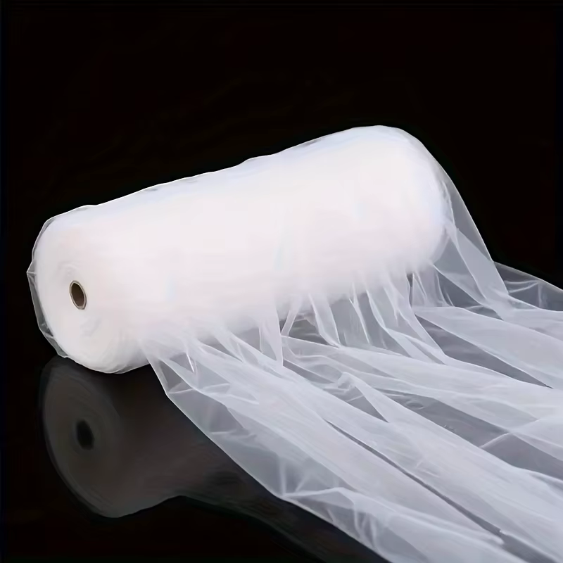 1 pièce de 33 pieds de ruban de voile élégant multicolore pour décoration de mariage - Tissu en voil