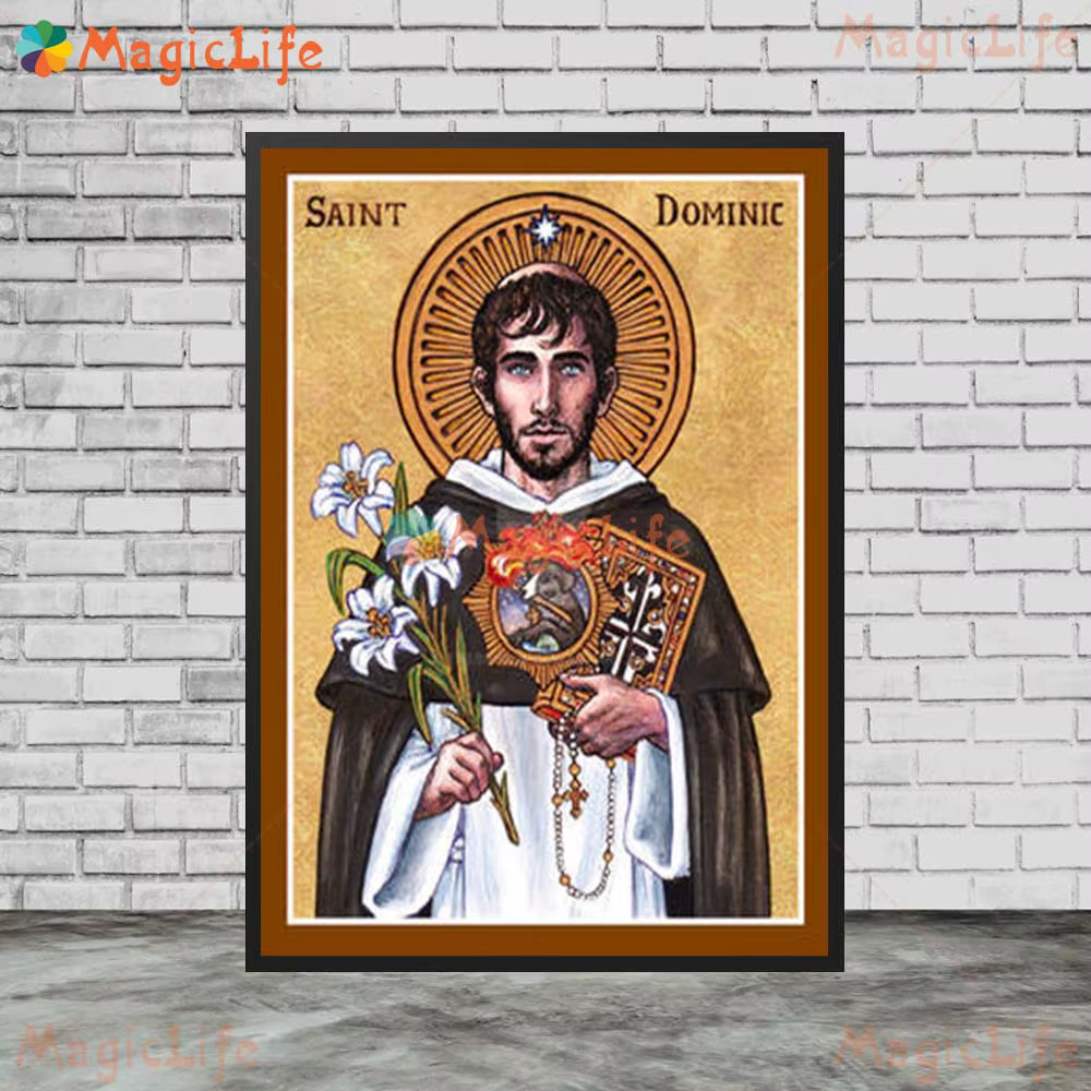 Affiches de nonne de la Rome antique de Saint Cecilia, images murales de Religion pour salon, affich