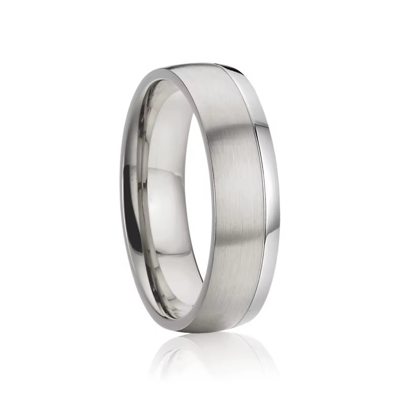 Amour mariage Alliance Couple anneaux de mariage ensemble pour hommes et femmes couleur argent bague