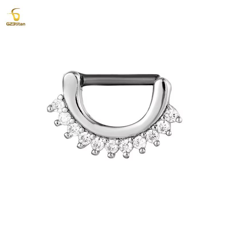 Daith – Piercing en titane, bijoux mignons, petite bague pour oreille, Piercing, obtenez des Zircons