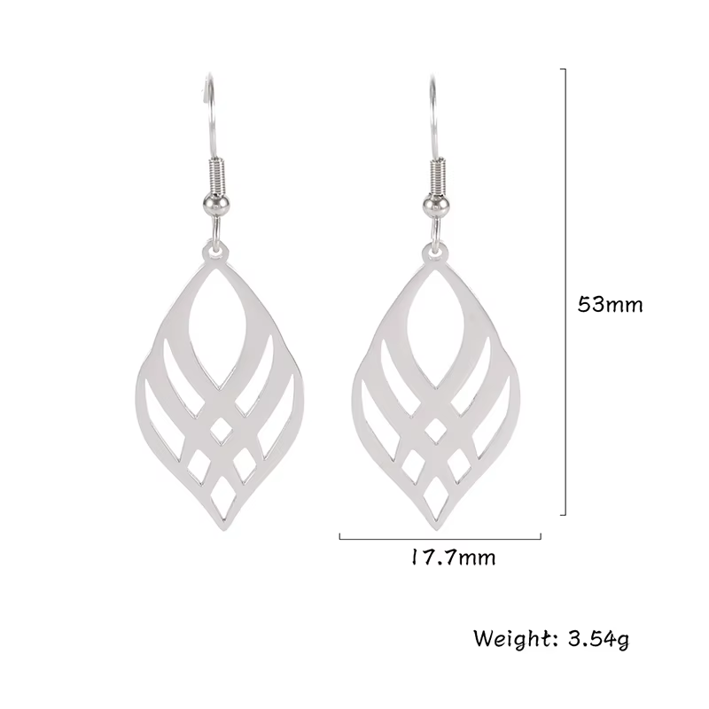 Sipuris-Boucles d'Oreilles Vintage en Acier Inoxydable Filig123, Accessoires Bijoux Bohème pour Femm