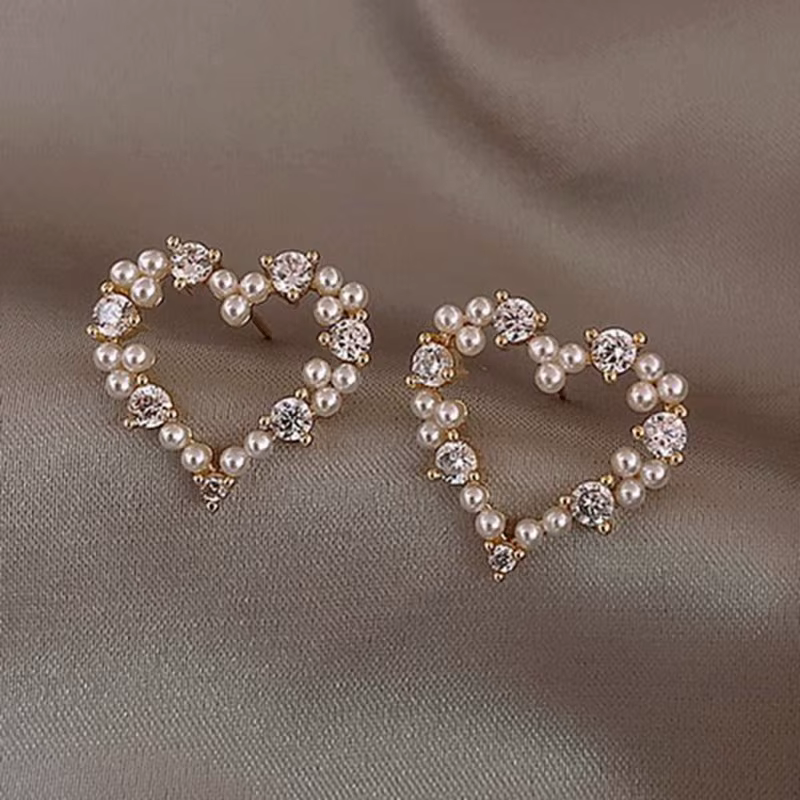 Nouvelles Boucles d'oreilles clous en zircon motif cheval mignon pour femme, bijoux fantaisie en for