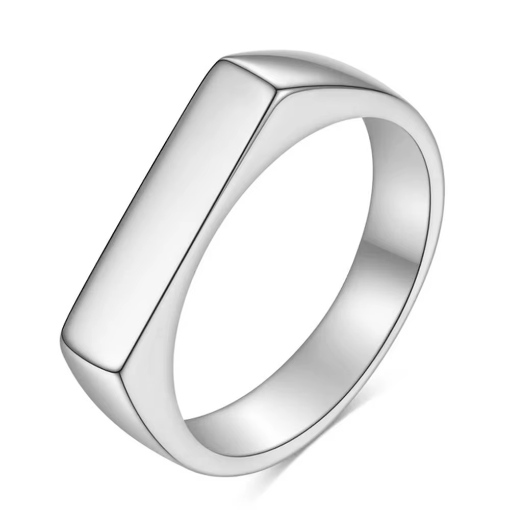 Bagues tendance personnalisées avec nom et texte pour femmes, bijoux gravés en acier inoxydable, cad