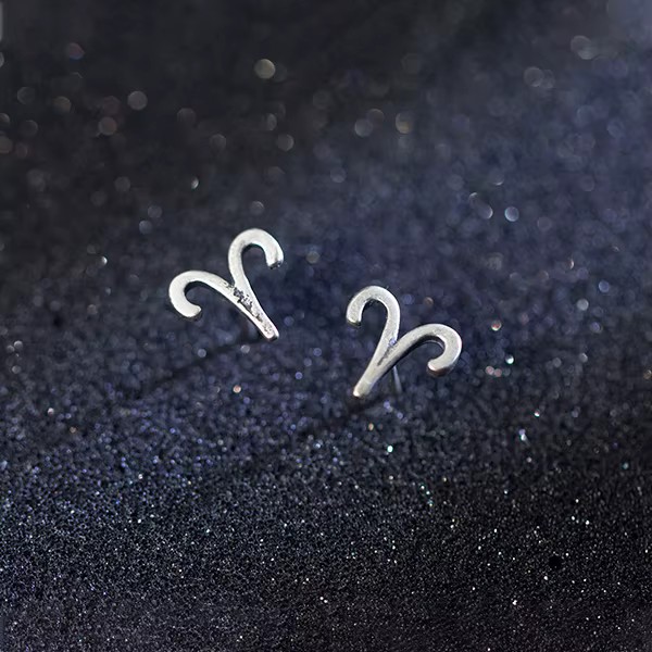 Modian-Boucles d'oreilles à tige en argent regardé 925 pour femmes et filles, douze ellations de Zur